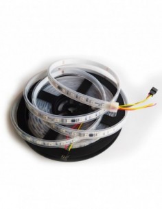 RGB digital led strip 24v 60 leds 10 IC meter 72w 5 meters