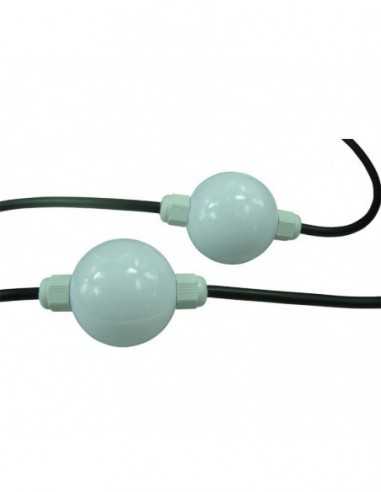 LED pixel 50mm sphere WS2801 6x5050 28w 20pcs