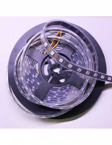 RGB digital led strip WS2801 60 leds meter 72w