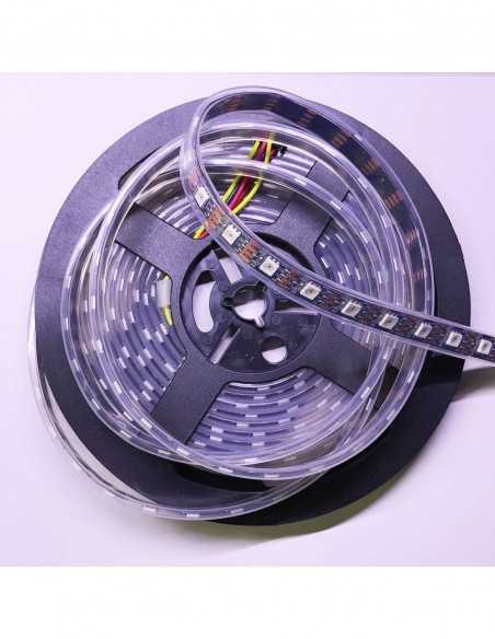 RGB digital led strip WS2801 60 leds meter 72w