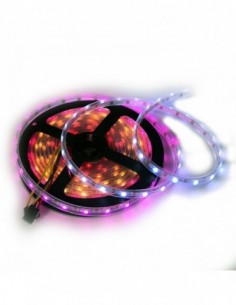 RGB digital led strip 4mm 60 leds meter PCB white 72 w